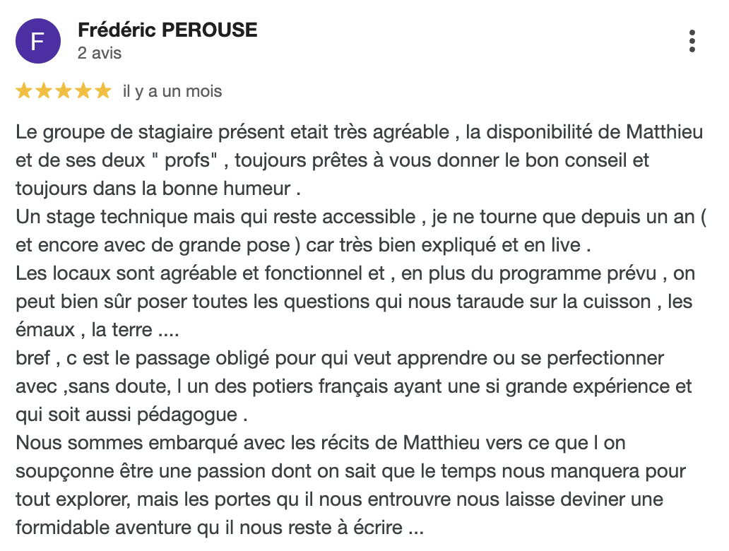 Stage de tournage à l'école Créamik - témoignage