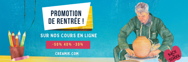 Ecole Créamik - bannière promotion de rentrée